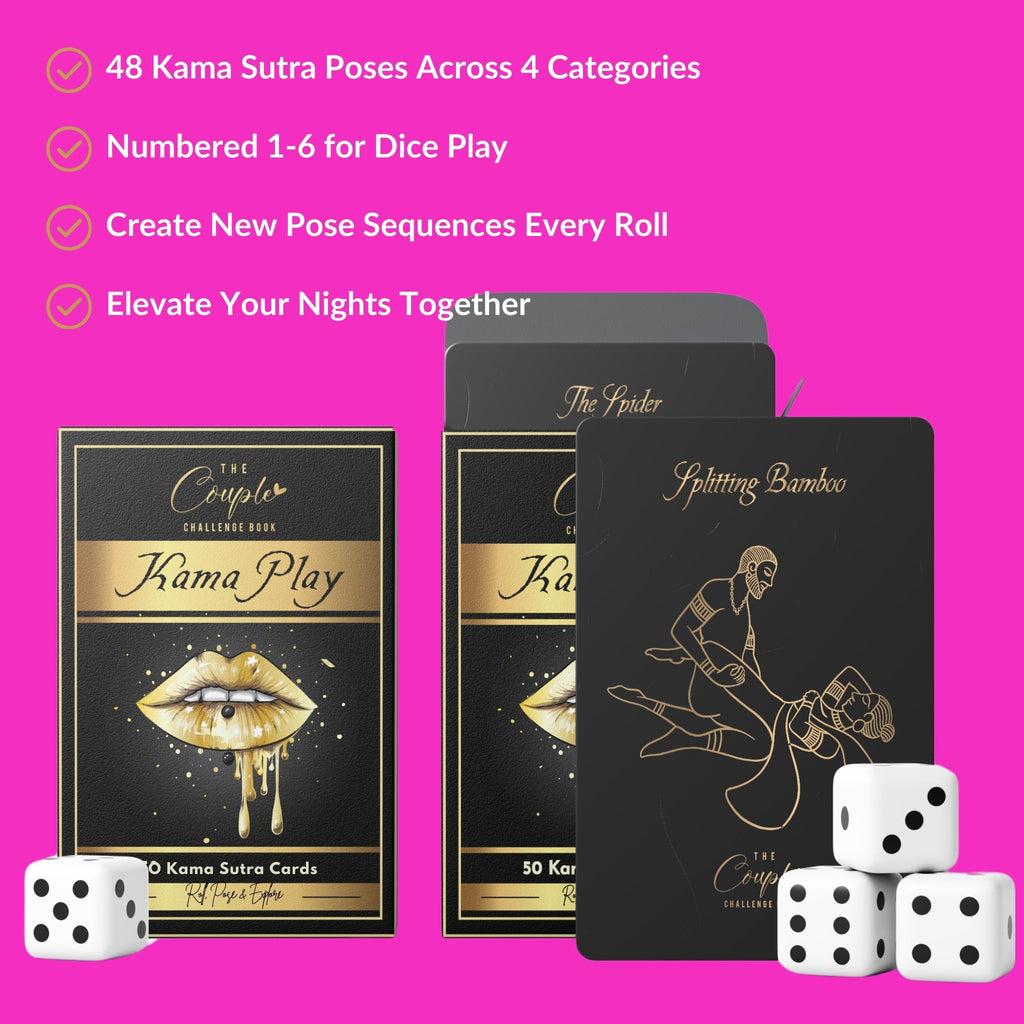 KamaPlay - Kama Sutra Play Cards - The Couple Challenge Book