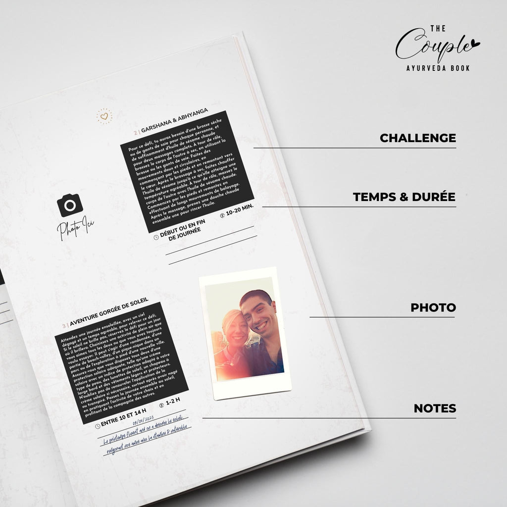 Couple & Ayurveda Family Set - Versione francese - The Couple Challenge Book
