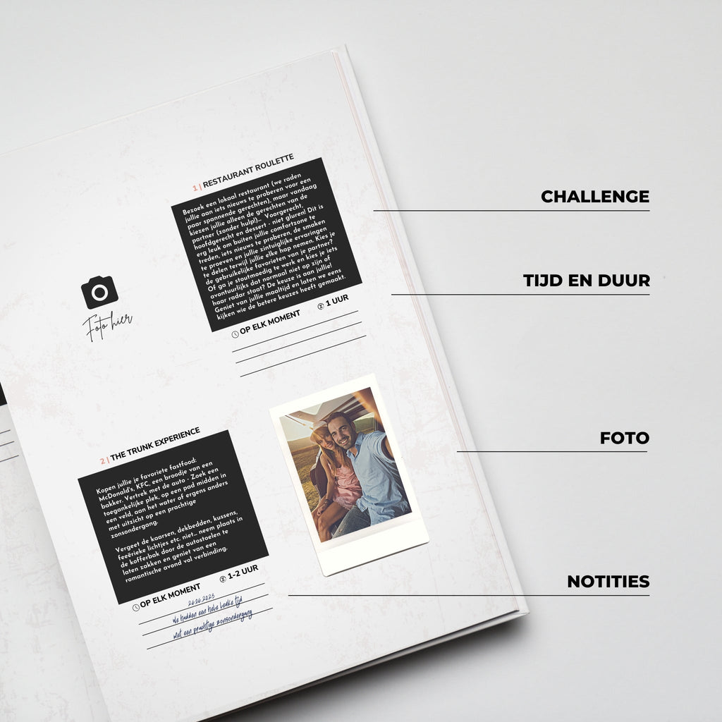 The Couple Challenge Book - Nederlandse versie - The Couple Challenge Book